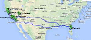 Final Trip Map